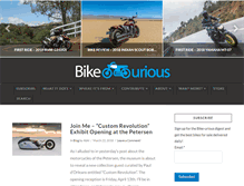 Tablet Screenshot of bike-urious.com